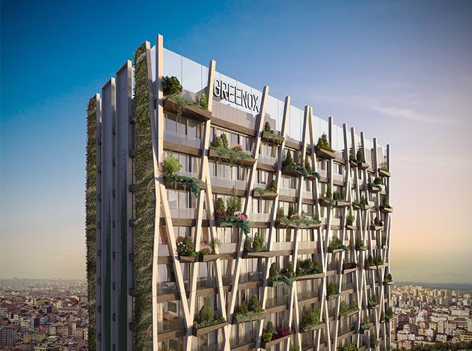 Konut Projesi Greenox Urban Residence , Kağıthane, İstanbul