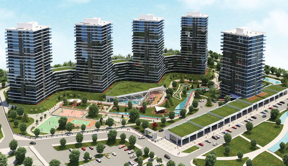 Konut Projesi Akkent Paradise Gardens Residence, Yenimahalle, Ankara