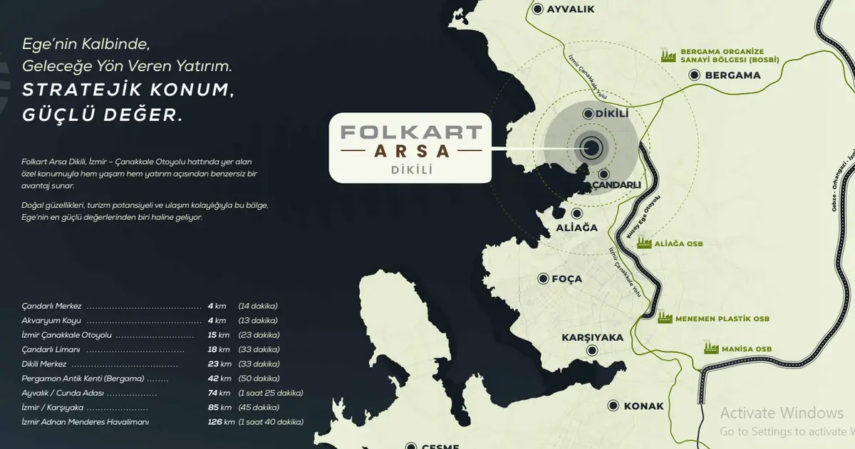 Folkart Arsa Dikili - 7