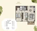 2+1 Konut Planı