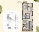 2+1 Konut Planı