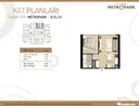 1+1 Konut Planı