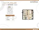 1+1 Konut Planı