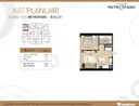 1+1 Konut Planı