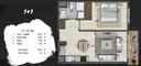 1+1 Konut Planı