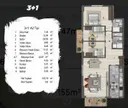 3+1 Konut Planı