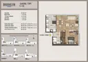 1+1 Konut Planı
