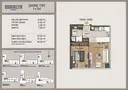 1+1 Konut Planı