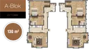 2+1 Konut Planı
