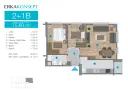 2+1 Konut Planı