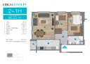2+1 Konut Planı