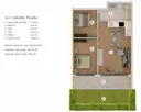 2+1 Konut Planı
