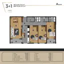 3+1 Konut Planı