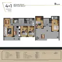 4+1 Konut Planı