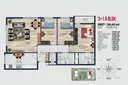 3+1 Konut Planı