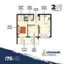 2+1 Konut Planı