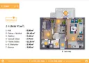 2+1 Konut Planı