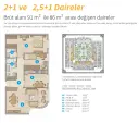 2+1 Konut Planı