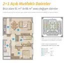 2+1 Konut Planı