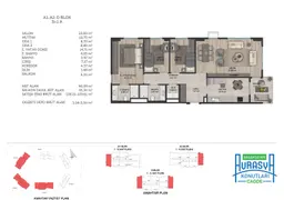 3+1 Konut Planı