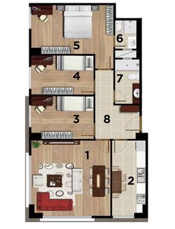 3+1 Konut Planı