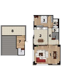 3+1 Konut Planı