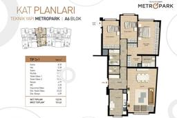 3+1 Konut Planı