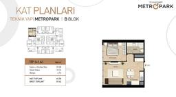 1+1 Konut Planı