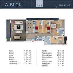 4+1 Konut Planı