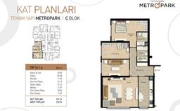 3+1 Konut Planı