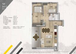 3+1 Konut Planı