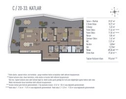 3+1 Konut Planı