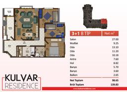 3+1 Konut Planı