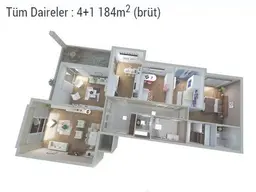 4+1 Konut Planı