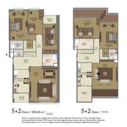 5+2 Konut Planı