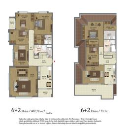 6+2 Konut Planı