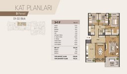 3+1 Konut Planı