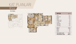 3+1 Konut Planı