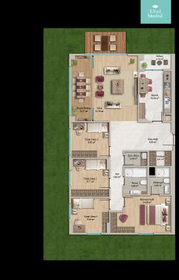 4+1 Konut Planı