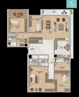 5+1 Konut Planı