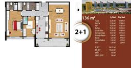 2+1 Konut Planı
