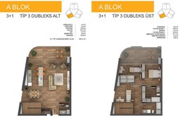 3+1 Konut Planı