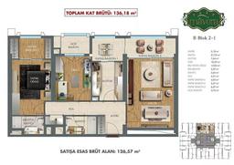 2+1 Konut Planı