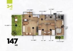 3+1 Konut Planı