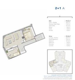 2+1 Konut Planı