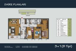 3+1 Konut Planı