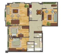 3+1 Konut Planı