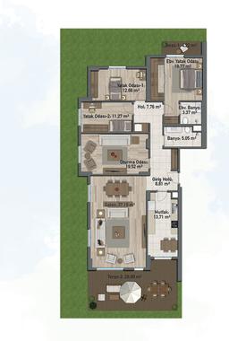 4+1 Konut Planı