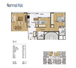 2+1 Konut Planı
