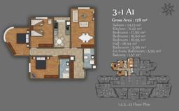 3+1 Konut Planı